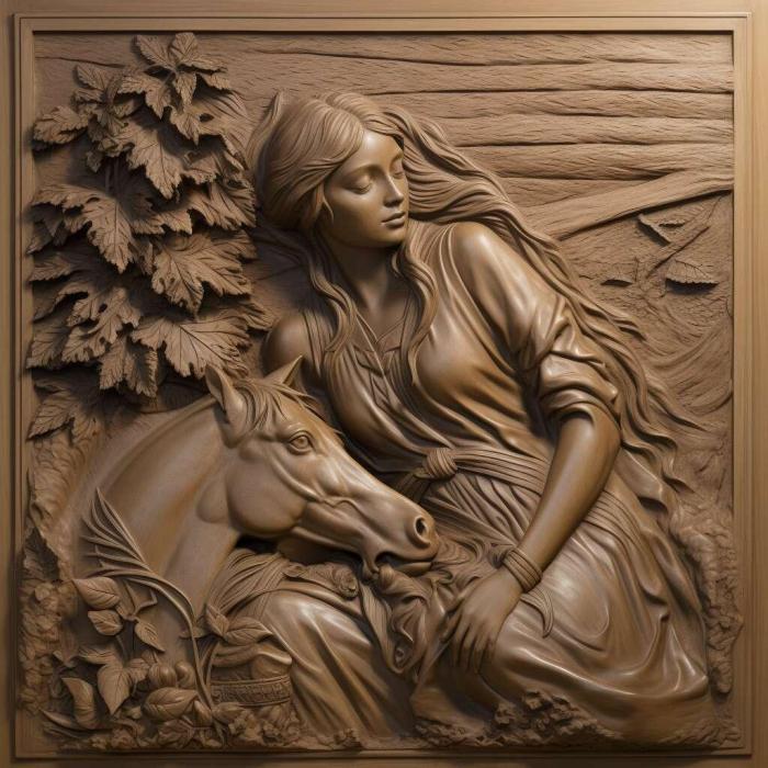 نموذج ثلاثي الأبعاد لآلة CNC 3D Art 